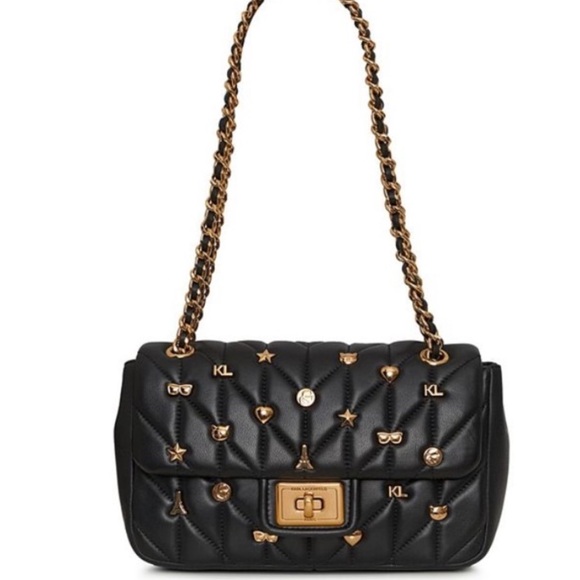Karl Lagerfeld Handbags - Karl Lagerfeld Quilted Leather Bag